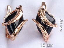 фото Серьги  fallon - (артикул - 18e01760-FF8330-3)