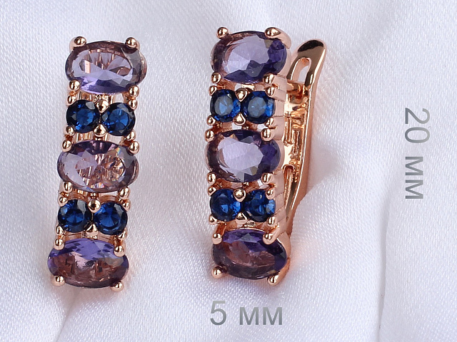 фото Серьги  fallon - (артикул - 18e01770-FF8347)