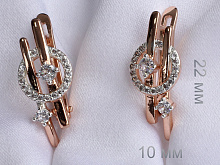 фото Серьги  fallon - (артикул - 18e01700-FF8322)